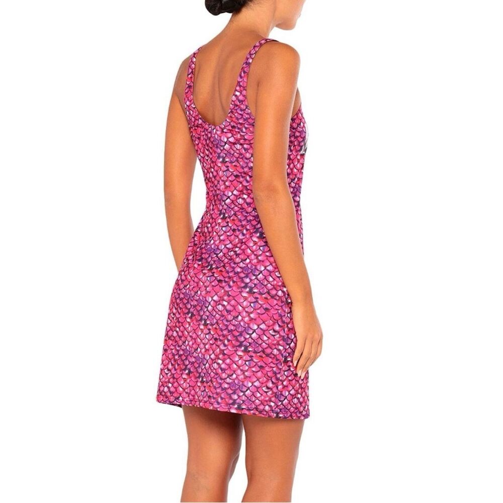 Moschino Pink and Purple Scaled Dress - Picture 2 of 8